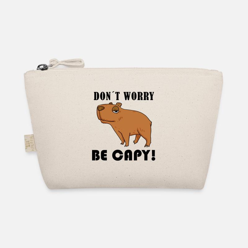 Capybara Wasserschwein Geschenk Bio-Täschchen