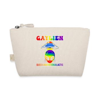 Gender Lesben, Schwule, Trans, Queer Regenbogen - Bio-Täschchen - Natur - Vorne