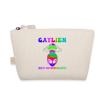 Gender Lesben, Schwule, Trans, Queer Regenbogen - Bio-Täschchen - Natur - Vorne