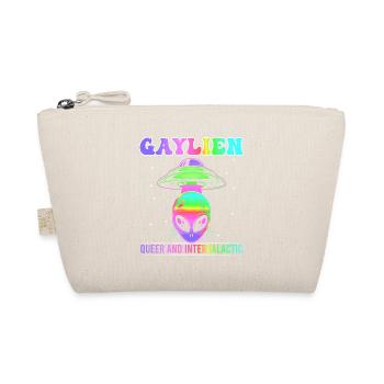 Gender Lesben, Schwule, Trans, Queer Regenbogen - Bio-Täschchen - Natur - Vorne