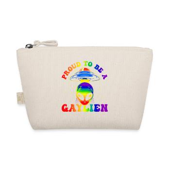 Gender Lesben, Schwule, Trans, Queer Regenbogen - Bio-Täschchen - Natur - Vorne