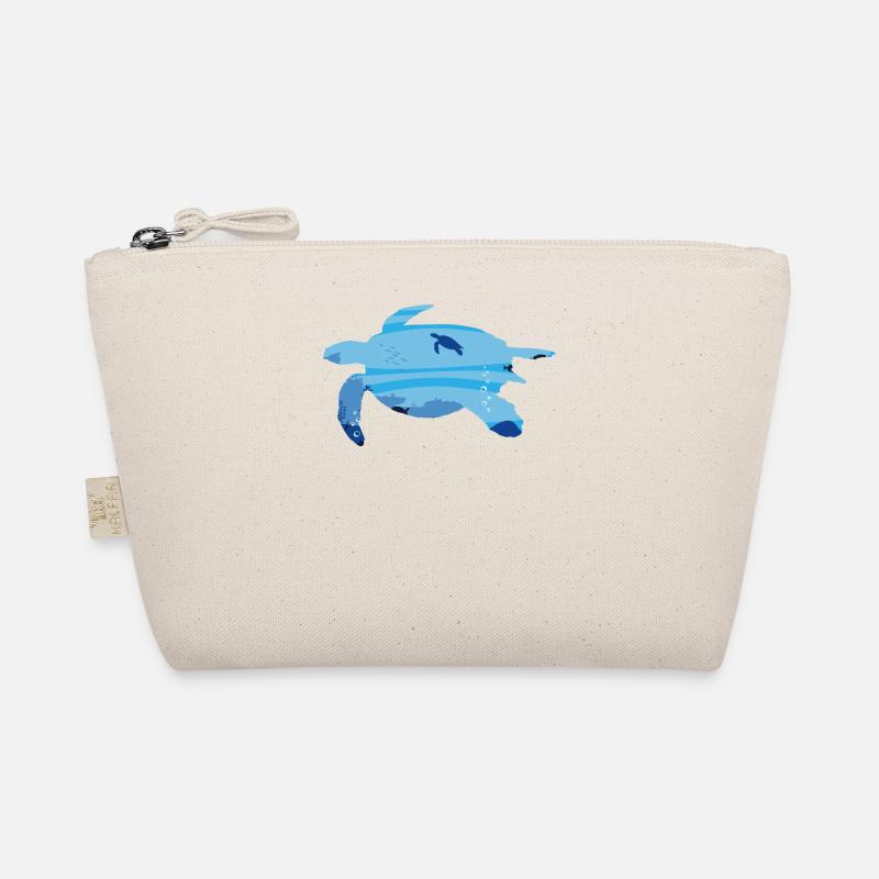 Sea Turtle Tortoise - Bio-Täschchen - Natur