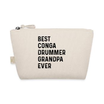 Best Conga Drummer Grandpa Ever - Conga Drummer Gr - Organic Pouch - nature - Front