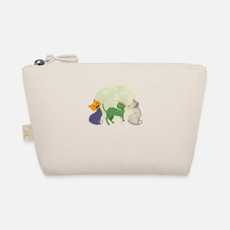 Pumpkin Mummy Zombie Monster Black Cats Organic Pouch