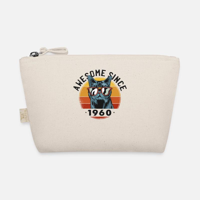 Awesome Since 1960, 63 yr old, 63rd Birthday Organic Pouch