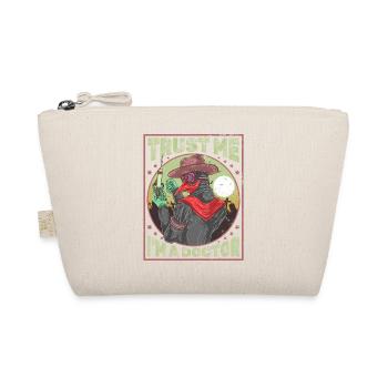 Horror Plague Doctor Film Festival Halloween Zombie - Organic Pouch - nature - Front