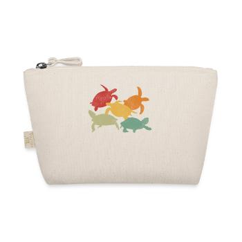 Sea Turtle Tortoise Retro Vintage - Trousse biologique - nature - Devant