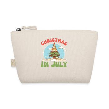 Christmas in July - funny summer Christmas - Organic Pouch - nature - Front