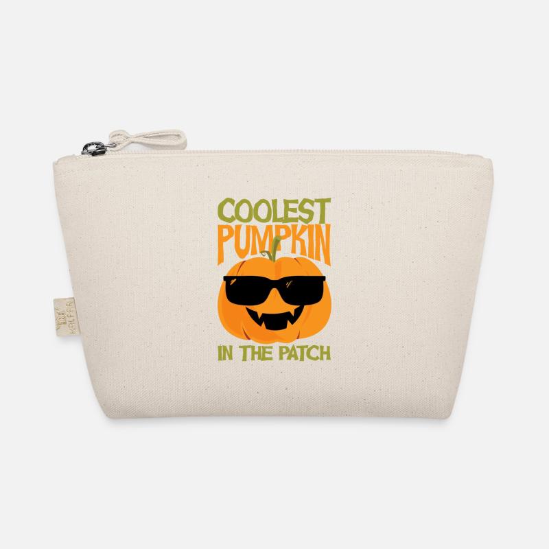 Coolest pumpkin in patch Funny Halloween Organic Pouch