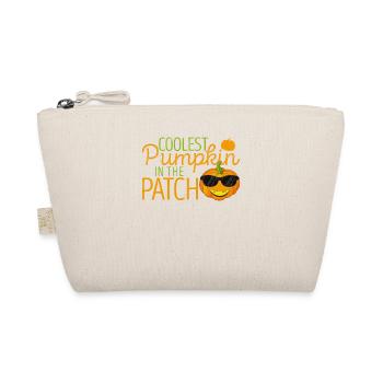 Coolest pumpkin in patch Funny Halloween - Organic Pouch - nature - Front