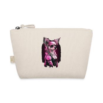 Chihuahua rose | Fille Fitness Salle de sport - Trousse biologique - nature - Devant