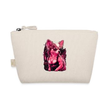 Chihuahua rose | Fille Fitness Salle de sport - Trousse biologique - nature - Devant