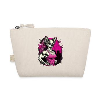 Chihuahua rose | Fille Fitness Salle de sport - Trousse biologique - nature - Devant