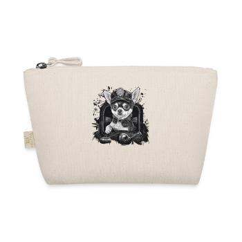 Chihuahua | Police Officer Hat Funny Dog Detective - Organic Pouch - nature - Front