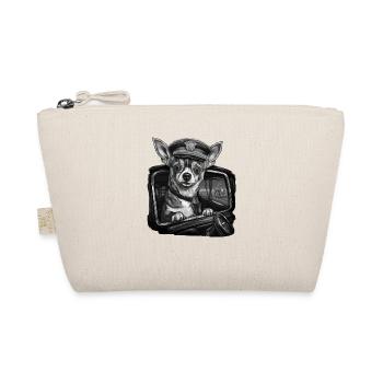 Chihuahua | Police Officer Hat Funny Dog Detective - Organic Pouch - nature - Front