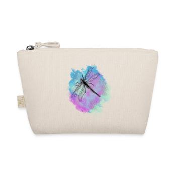 Libelle - bunt - Aquarell - Hippie - Bio-Täschchen - Natur - Vorne