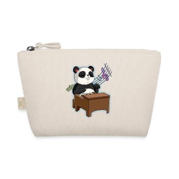 Panda Pianiste - Trousse biologique - nature - Devant