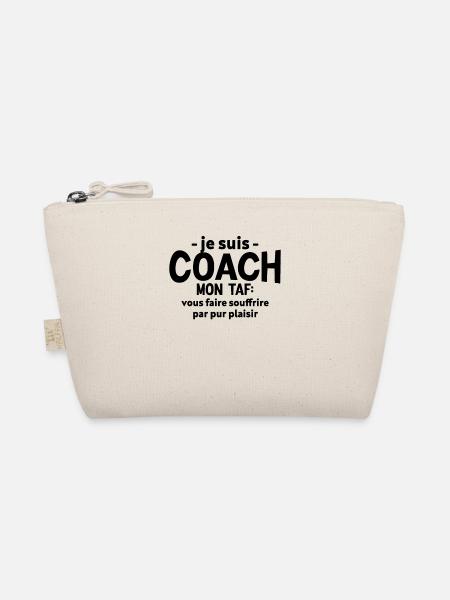 Coach Humour Cadeau Sportif - Trousse biologique - nature