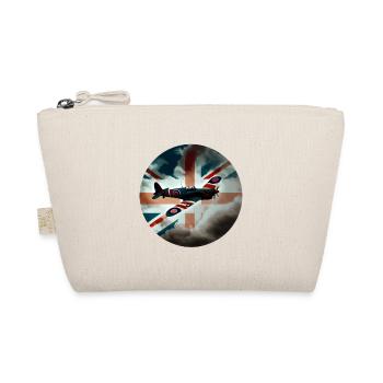Spitfire Airplane Fighter Plane England UK - Organic Pouch - nature - Front