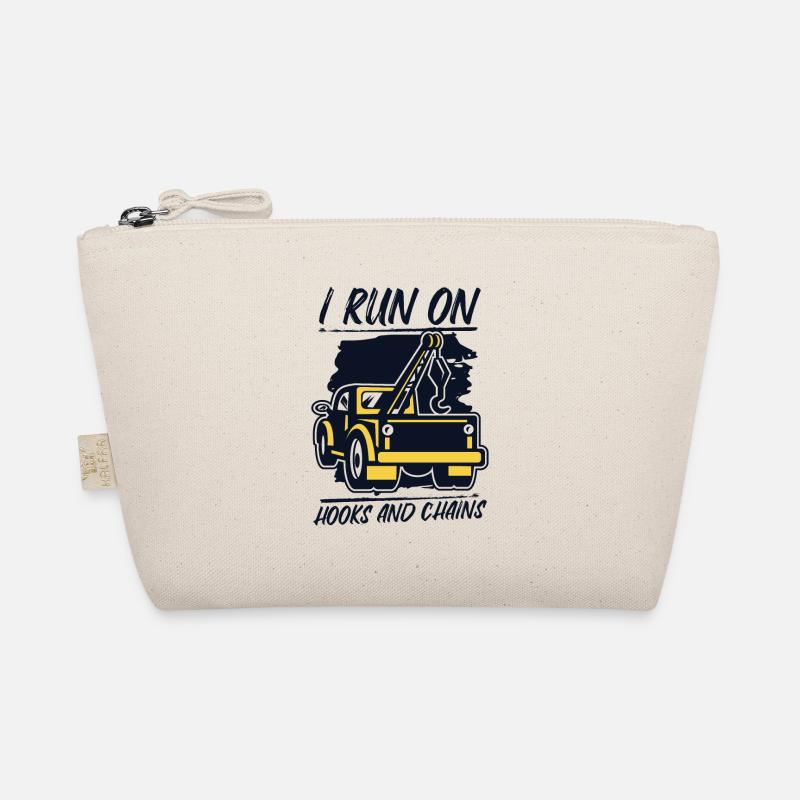 I Run On Hooks And Chains Tow Driver Organic Pouch