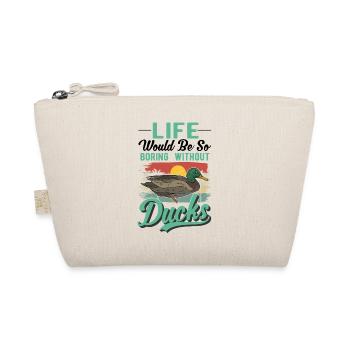 Duck Lover Gift Duck Breeder - Organic Pouch - nature - Front
