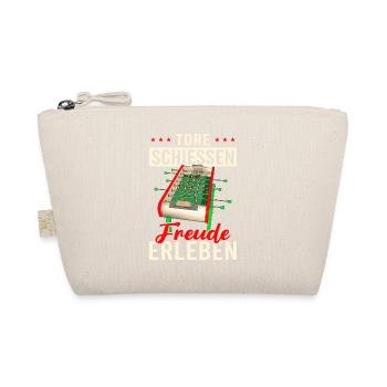 Tischfussball Geschenk Fans Wuzler Tischfussball - Bio-Täschchen - Natur - Vorne