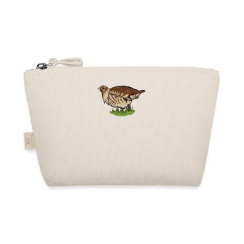 Partridge I Chicken Birds Small Game Motif for Hunters - Organic Pouch - nature - Front