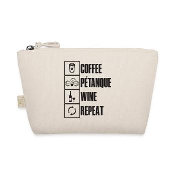 Café pétanque vin ripeat dicton pour bouler - Trousse biologique - nature - Devant