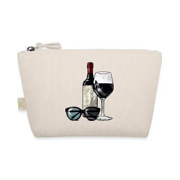 Verre de vin et bouteille n°3 - Trousse biologique - nature - Devant