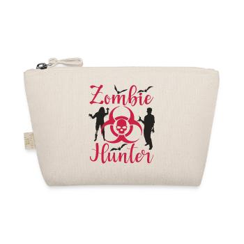 Zombie Hunter Halloween Zombie Jäger - Bio-Täschchen - Natur - Vorne