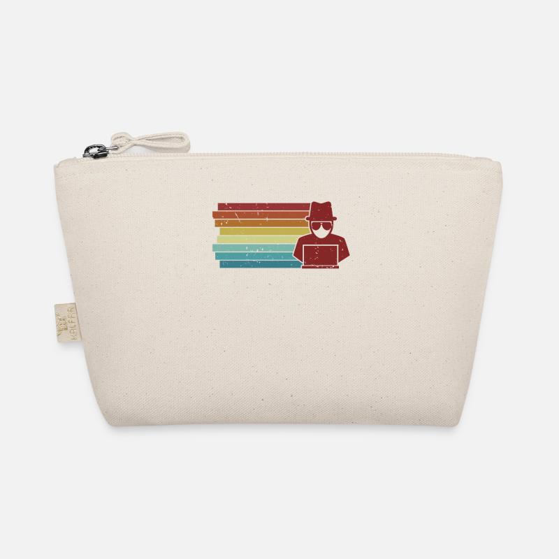 Retro Social Engineering Phishing Sniffer Grey Bio-Täschchen