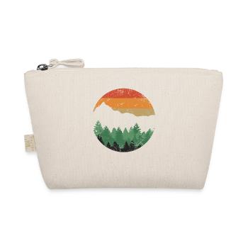 Retro Forest Outdoor Nature Lovers - Organic Pouch - nature - Front