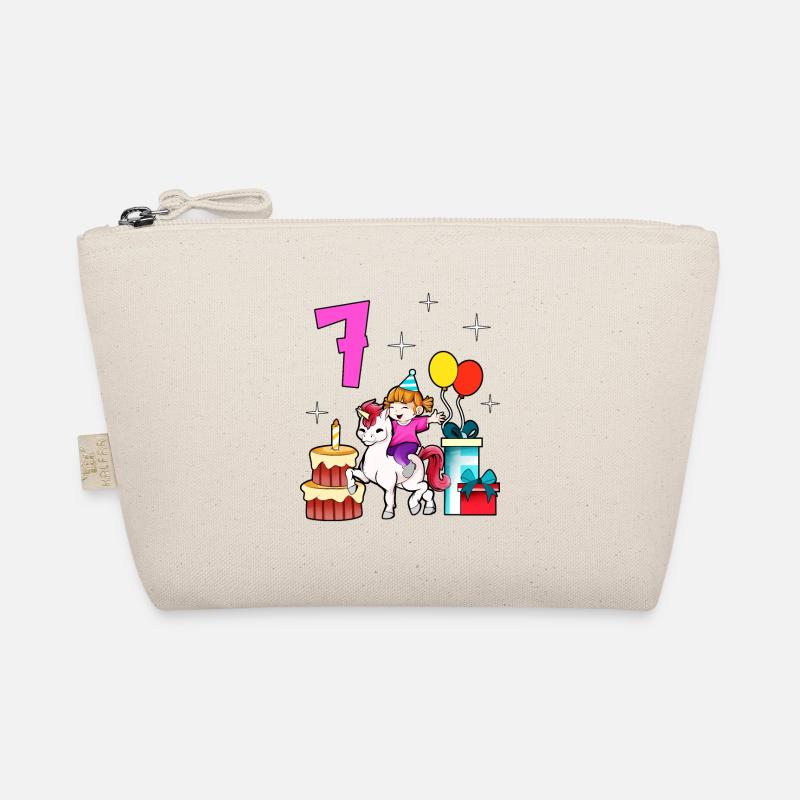 Avec licorne - Anniversaire de fille 7 ans Trousse biologique