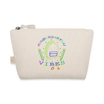 Kindergarten vibes only, Children, Start, Summer - Organic Pouch - nature - Front