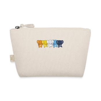 Aroace Flag Pride LGBTQ Mignon éléphant - Trousse biologique - nature - Devant