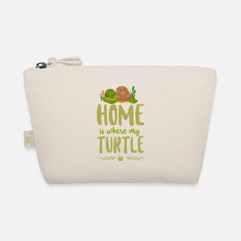 Sea Turtle Tortoise Home Is Where Organic Pouch