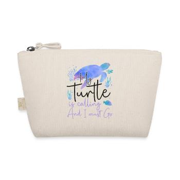 Tortue de mer Tortue Aquarelle Mon - Trousse biologique - nature - Devant