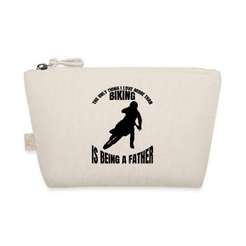 Motorcycle Motorcyclist Motorcross Motorcycle Fan - Organic Pouch - nature - Front