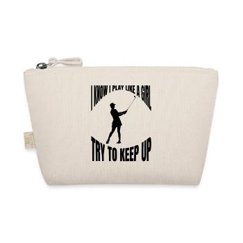Golfer Golf Golf Club Golf Course - Organic Pouch - nature - Front