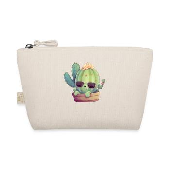 Cactus mignon mignon avec des lunettes de soleil pour l’été - Trousse biologique - nature - Devant