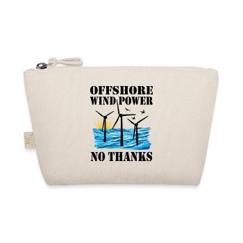 Offshore Windenergie Nein Danke - Bio-Täschchen - Natur - Vorne