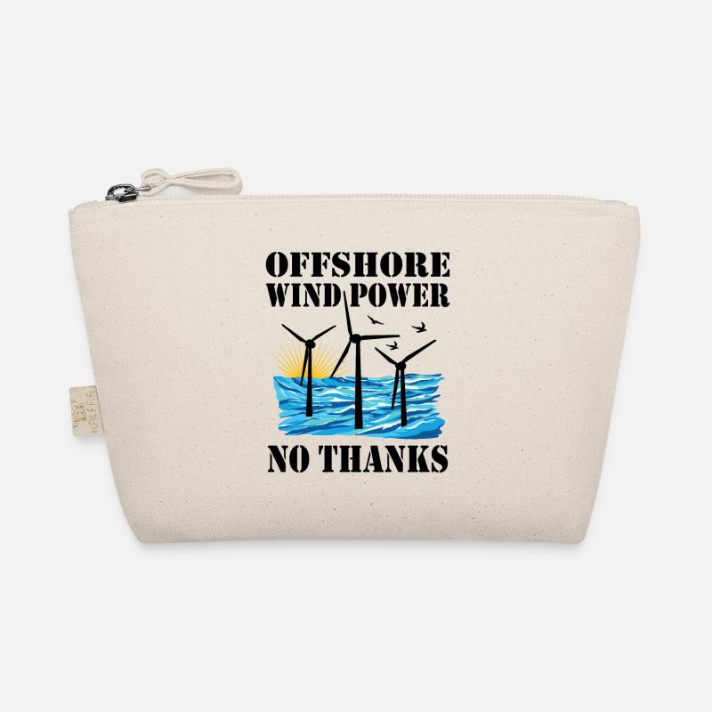 Offshore Windenergie Nein Danke - Bio-Täschchen - Natur