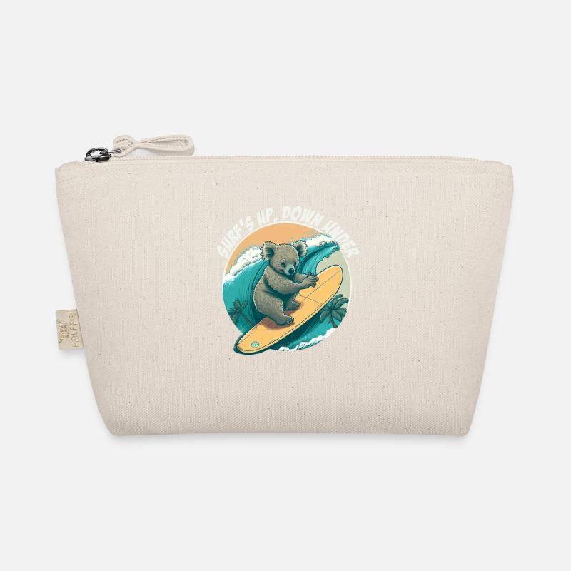 Down under surfender Koalabär Bio-Täschchen