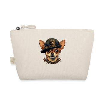 Chihuahua | Police Officer Hat Funny Dog Detective - Organic Pouch - nature - Front