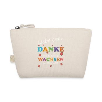 Liebe beste Oma - Danke für deine Hilfe, Geschenk - Bio-Täschchen - Natur - Vorne