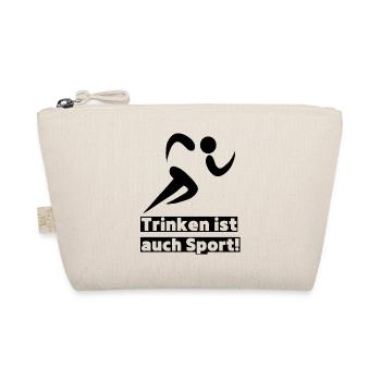Trinken ist auch Sport! Party, Mallorca, JGA! - Bio-Täschchen - Natur - Vorne