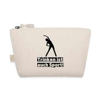 Trinken ist auch Sport! Party, Mallorca, JGA! - Bio-Täschchen - Natur - Vorne