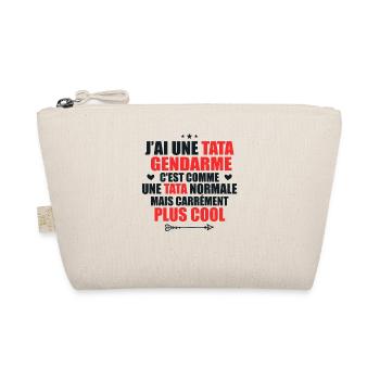 J'ai une tata gendarme plus cool - Trousse biologique - nature - Devant