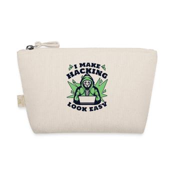 I Make Hacking Look Easy Sniffer Social - Organic Pouch - nature - Front