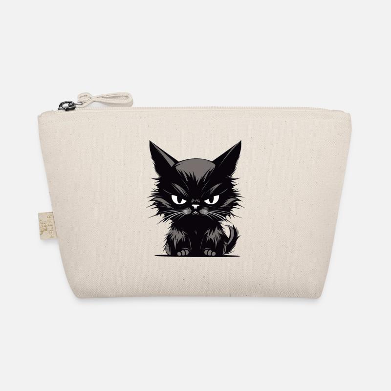 Katzen Genervte Katze Böser Stubentiger Bio-Täschchen